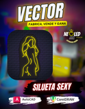 VECTOR SILUETA SEXY