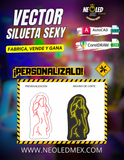 VECTOR SILUETA SEXY