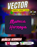VECTOR MUÑECA HERMOSA