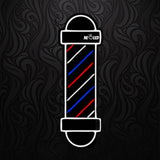 LETRERO NEÓN BARBER POLE