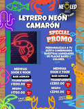 LETRERO NEÓN CAMARÓN