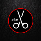 LETRERO NEÓN TIJERAS CIRCULAR