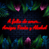 LETRERO NEÓN A FALTA DE AMOR