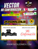 VECTOR MI CONFIRMACIÓN
