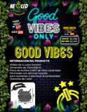 LETRERO NEÓN GOOD VIBES