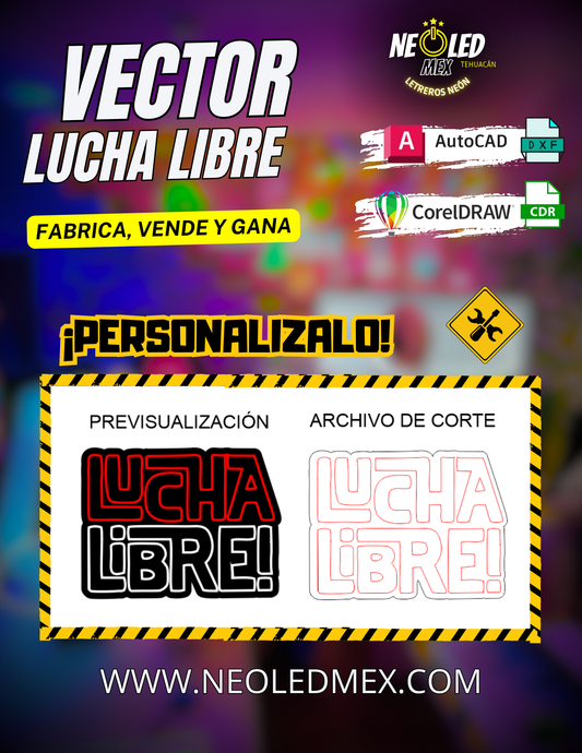 VECTOR LUCHA LIBRE