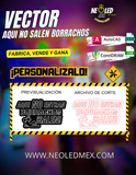 VECTOR AQUI NO ENTRAN BORRACHOS