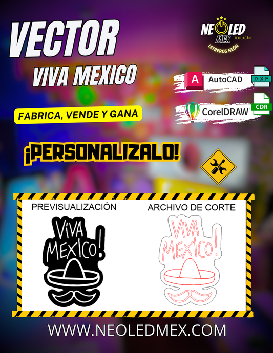 VECTOR VIVA MEXICO