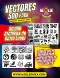 MEGA PACK 500 VECTORES LETREROS + 30,000 CORTE LASER.