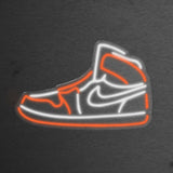 LETRERO NEÓN JORDAN 1 NARANJA